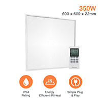 Mirrorstone 350W NXT Gen Infrared Heating Panel For Wall Installation