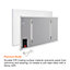 Mirrorstone 900W NXT Gen Infrared Heating Panel For Ceiling Installation (With Suspension Kit)
