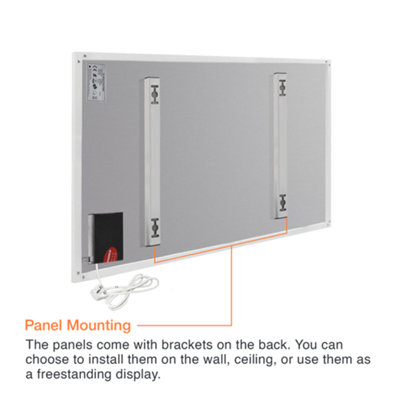 Mirrorstone 900W NXT Gen Infrared Heating Panel For Wall Installation