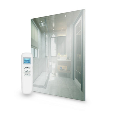 Mirrorstone Mirror White Panel Glass 450w Infrared Heating Panel