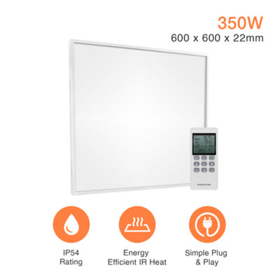 Mirrorstone NXT Gen White Panel FIR coated aluminium 350w Infrared ...