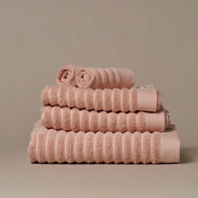 Misona Organic Cotton Bath Sheet - Blush