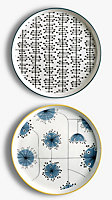 MissPrint Dandelion Side Plates Set Of 2