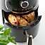 MisterChef 2L Air Fryer, VORTX Frying Technology, 30 Minute Timer, Adjustable Temperature Control, Low Fat, Black