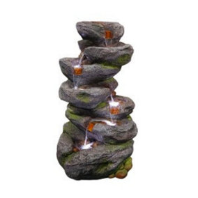 Misthaven Falls Mains Power Water Feature With Cover