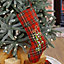 Mistletoe Highland Tartan Xmas Gift Decoration Christmas Stocking