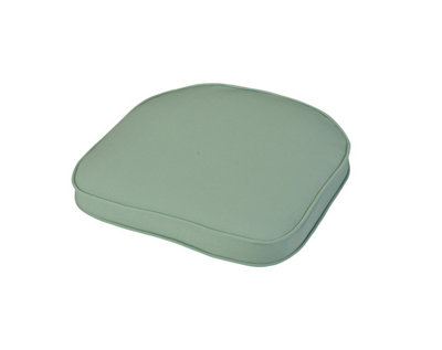 Misty Jade Standard D Pad Outdoor Garden Furniture Cushion - L41 x W38 x H4 cm