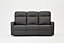 Mitchel Sofa Set 3 Seater Electric Recliner Grey PU Faux Leather Sofa