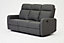 Mitchel Sofa Set 3 Seater Electric Recliner Grey PU Faux Leather Sofa