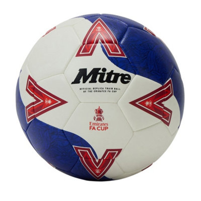 Mitre Emirates FA Cup 25/26 Football White/Blue/Red (4)
