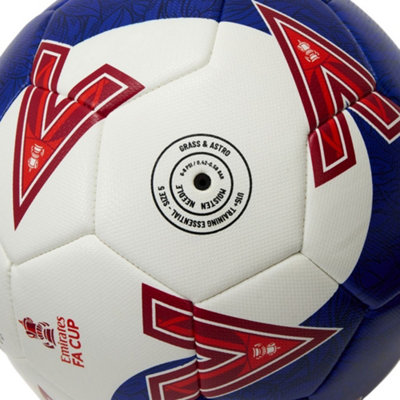 Mitre Emirates FA Cup 25/26 Football White/Blue/Red (4)