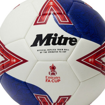 Mitre Emirates FA Cup 25/26 Football White/Blue/Red (4)