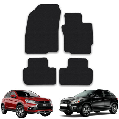 Mitsubishi ASX (2010- ) Car Floor Mats Carpet Tailored Fit Anti-Slip 4pcs Set