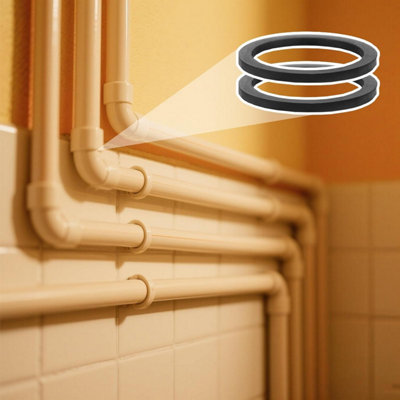 Mix Pack of 4 Rubber Washers for Plumbing , Sink Drain Fittings ...