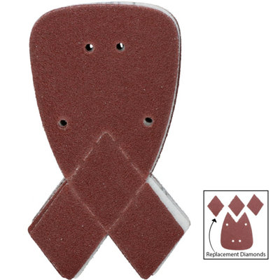 Mixed Grit Mouse Palm Sander Hook + Loop Sanding Sheets Pads Sandpaper 40pk