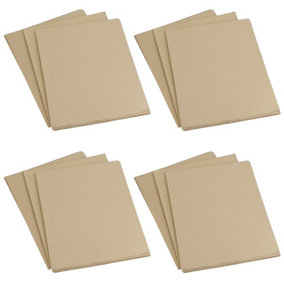 Mixed Grit Sandpaper Sanding Sheets For Metal Wood Plastic 60 - 240 Grit 120pc