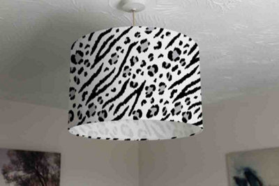 Mixed Leopard and Zebra pattern (Ceiling & Lamp Shade) / 45cm x 26cm ...