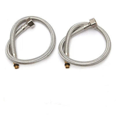 Mixer Standard Taps Connector Pipe Flexi 10mm x 1/2" Basin Monobloc 30cm - 5