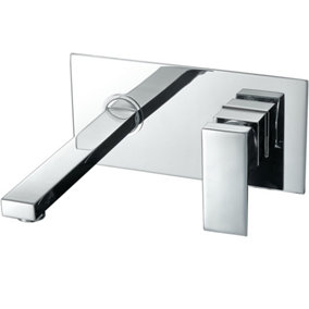 Mixer Tap Basin Tap Chrome Finish  Wall Mounted Tap Wall Mounted Tap