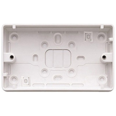 MK 2 GANG 32MM PVC BOX, K2183WHI