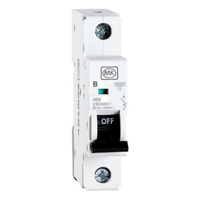 MK Circpro H5906S Sentry Miniature Circuit Breaker SP Type B 6kA - 6 Amp