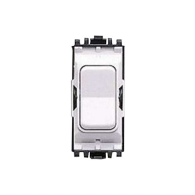 MK Electric Retractive Switch White Finish 2 Way 10 Single Pole K4900WHI