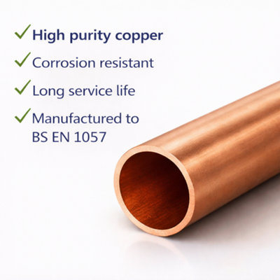 MKGT Flexible Microbore Copper Tube for Plumbing, Water & Gas ...
