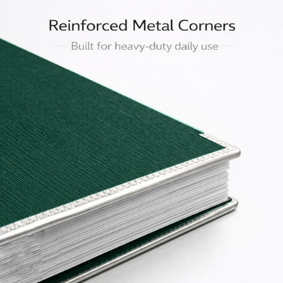 MKGT Green A4 Lever Arch Files 75mm Spine Ring Binder Folder Office ...
