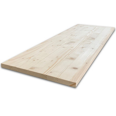 MKGT Table Top 30x30x3.0 cm Solid Wood Pine Square