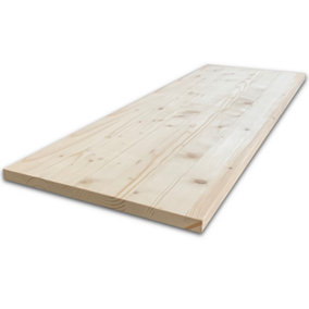 MKGT Table Top 30x30x3.0 cm Solid Wood Pine Square