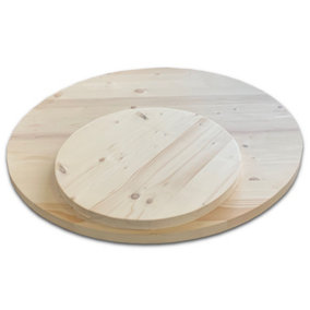 MKGT Table Top Radius 40x3.0 cm Solid Wood Pine