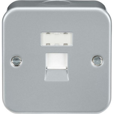 MLA Knightsbridge Metal Clad RJ45 Network Outlet - MRJ45