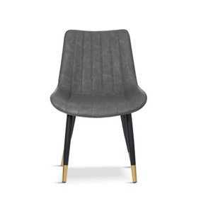 Mmilo Brook Dining Chair (Pack of 2) - L60 x W54 x H81.5 cm - Grey