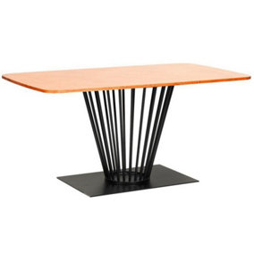 Mmilo Paris Dining Table - L160 x W90 x H75 cm - Oak Veneer
