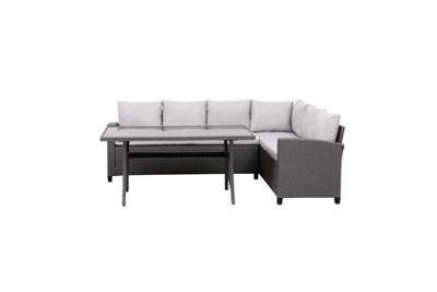 Grey best sale sofa stool