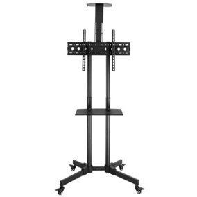 Mobile TV stand for 32-70 inch screens, maximum load capacity 60 kg, height adjustable