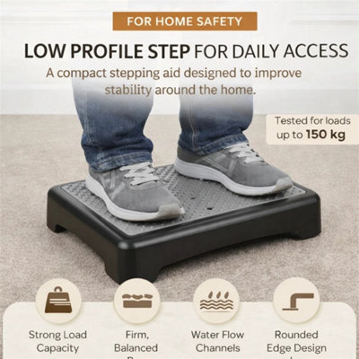 Mobility Aid Half Step Anti Slip Elderly Disability Door Outdoor Stool ...