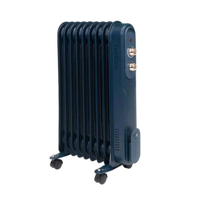 Moda Jazz Oil Filled Portable Radiator - Blue 2000w