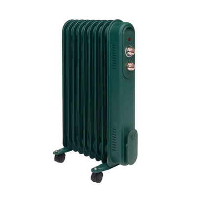 Moda Jazz Oil Filled Portable Radiator - Green 2000w
