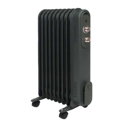 Moda Jazz Oil Filled Portable Radiator - Grey 2000w