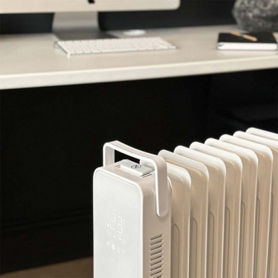 Moda Nexus WiFi Oil Filled Portable Radiator - White 2500w