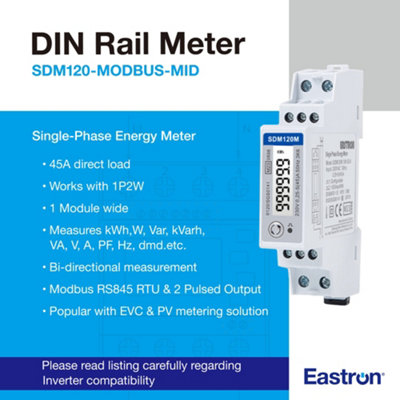 Modbus Single Phase, Electric Energy Meter - Electricity Meter to ...