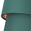 Modern 10" Forest Green Cotton Double Tier Ceiling Shade with Shiny Copper Inner