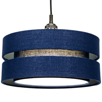 Blue ceiling deals light shade