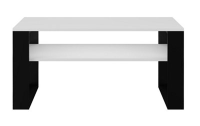 MODERN 1P Coffee Table White Black