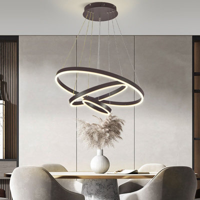 Round pendant shop light