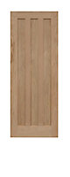 Modern 3P Panel Oak Panel Door 1981 x 610mm