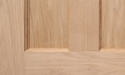 Modern 3P Panel Oak Panel Door 1981 x 838mm