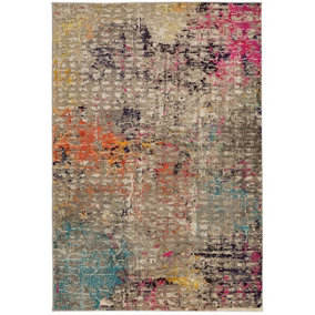 Modern Abstract Funky Modern Abstract Rug Easy to clean Dining Room-200cm X 300cm