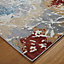 Modern Abstract Multi Easy to Clean Contemporary Rug for Living Room and Dining Room-120cm X 170cm